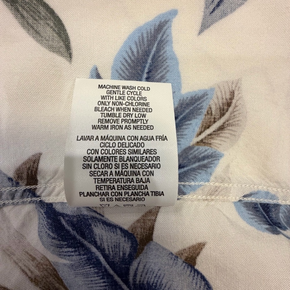 David Taylor Men's Tropical Print Shirt  Large - Picture 4 of 9